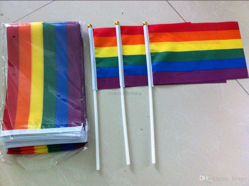 Flag Pride Stick Rainbow 21*14CM Creative Hand Gay Mini Flag Portable Waving Handhold Using Home Festival Party Decor VTNOC0
Flag Pride Stick Rainbow 21*14CM Creative Hand Gay Mini Flag Portable Waving Handhold Using Home Festival Party Decor VTNOC0