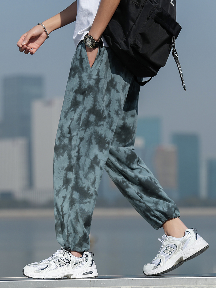 Autumn Casual Camouflage Pants Men Color Matching Fashion Joggers Streetwear Trousers Mens Clothing