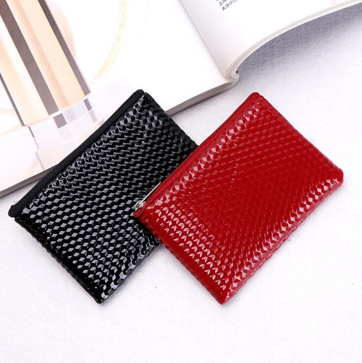 Top Quality Key Pouch Leather Holds 4 Color Fashion Women Key Holder Coin Purse Small Key Wallets