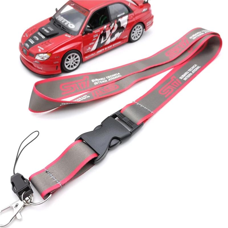 Keychains For STI JDM Racing Bomb Style ID Card Mobile Cell Phone Holder Neck Lanyard Strap Key Ring Colors Colorful With Quick