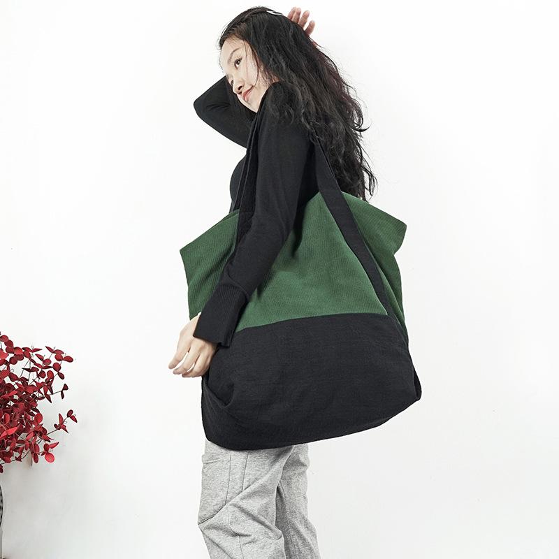 YourSeason Korean Casual Shoulder Student Girls Bag 2021 Casual Solid Color Women Cotton Linen Fashion Handbag Large Capacity, Green
YourSeason Korean Casual Shoulder Student Girls Bag 2021 Casual Solid Color Women Cotton Linen Fashion Handbag Large Capacity, Green