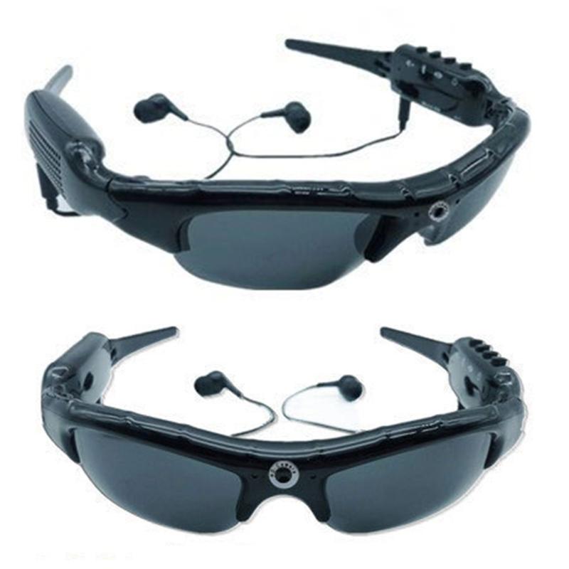 Mini Cameras 1080P Glasses Camera With Bluetooth MP3 Player Sunglasses DV Headset Sports Driving Forensics Recorder Polarized Lens Camcorder