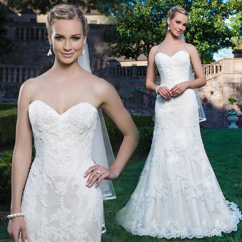 2021 New Robe De Mariee Elegant Lace Appliques Mermaid Wedding Sweetheart Buttons Bride Luxury Abiti Da Sposa Aa54, White
2021 New Robe De Mariee Elegant Lace Appliques Mermaid Wedding Sweetheart Buttons Bride Luxury Abiti Da Sposa Aa54, White