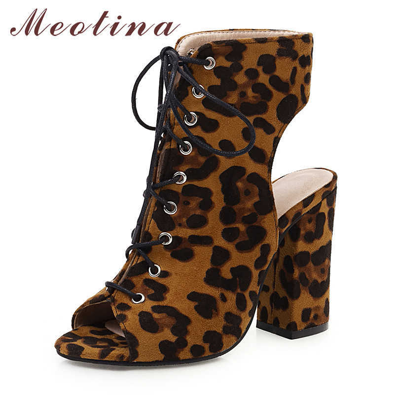 Meotina Summer Boots Women Shoes Mixed Colors Thick High Heels Short Boots Lace Up Cutout Peep Toe Shoes Ladies Plus Size 33-46 210608, Blue
Meotina Summer Boots Women Shoes Mixed Colors Thick High Heels Short Boots Lace Up Cutout Peep Toe Shoes Ladies Plus Size 33-46 210608, Blue