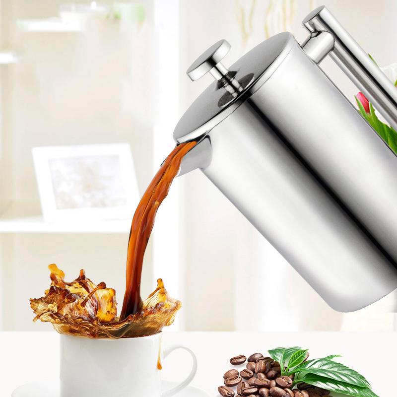 Coffee Pots 350/1000ml 304 Stainless Steel Double Insulation Tea Pot With Filter Hand Drip Punch Percolators Drinkware
Coffee Pots 350/1000ml 304 Stainless Steel Double Insulation Tea Pot With Filter Hand Drip Punch Percolators Drinkware