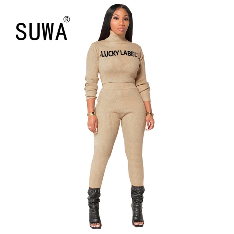 Lucky Label Women Clothing Tracksuit 2 Piece Matching Sets Turtleneck Pullover Crop Top High Waist Joggers Legging Activewear 210525, Gray
Lucky Label Women Clothing Tracksuit 2 Piece Matching Sets Turtleneck Pullover Crop Top High Waist Joggers Legging Activewear 210525, Gray