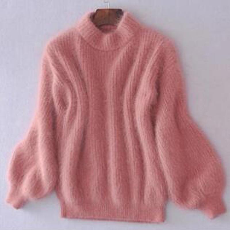 Women's Sweaters Women Mohair Long Hair Sweater Turtleneck Pullovers Lady Warm Spring Autumn Pullover Tbsr534, Orange
Women's Sweaters Women Mohair Long Hair Sweater Turtleneck Pullovers Lady Warm Spring Autumn Pullover Tbsr534, Orange
