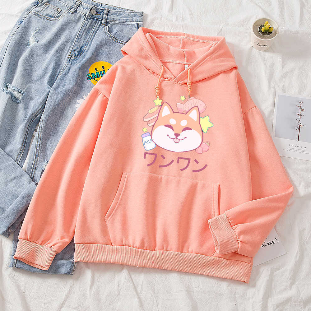 Merry Pretty dog Kawaii Hoodies Women Plus Size Sweatshirt for Girls Winter Warm Thicken Long Sleeve Hooded Pullovers tops 210526, White
Merry Pretty dog Kawaii Hoodies Women Plus Size Sweatshirt for Girls Winter Warm Thicken Long Sleeve Hooded Pullovers tops 210526, White