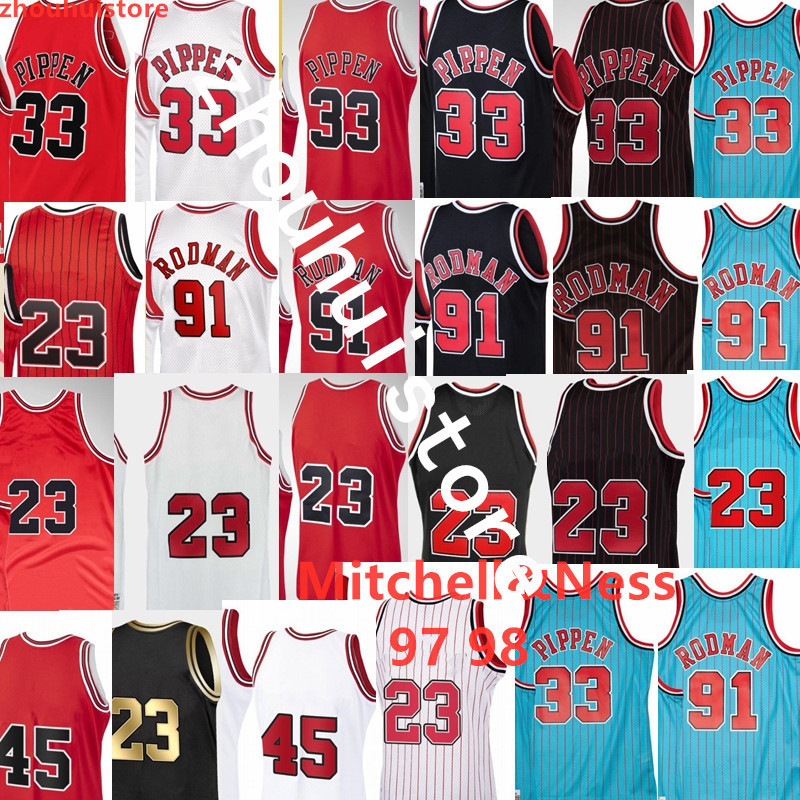 Men ChicagoBullsBasketball Jersey Scottie Pippen 33 Dennis Rodman 91 Michael 23 Mitchell and NessNbajerseys, As picture tell the one
Men ChicagoBullsBasketball Jersey Scottie Pippen 33 Dennis Rodman 91 Michael 23 Mitchell and NessNbajerseys, As picture tell the one
