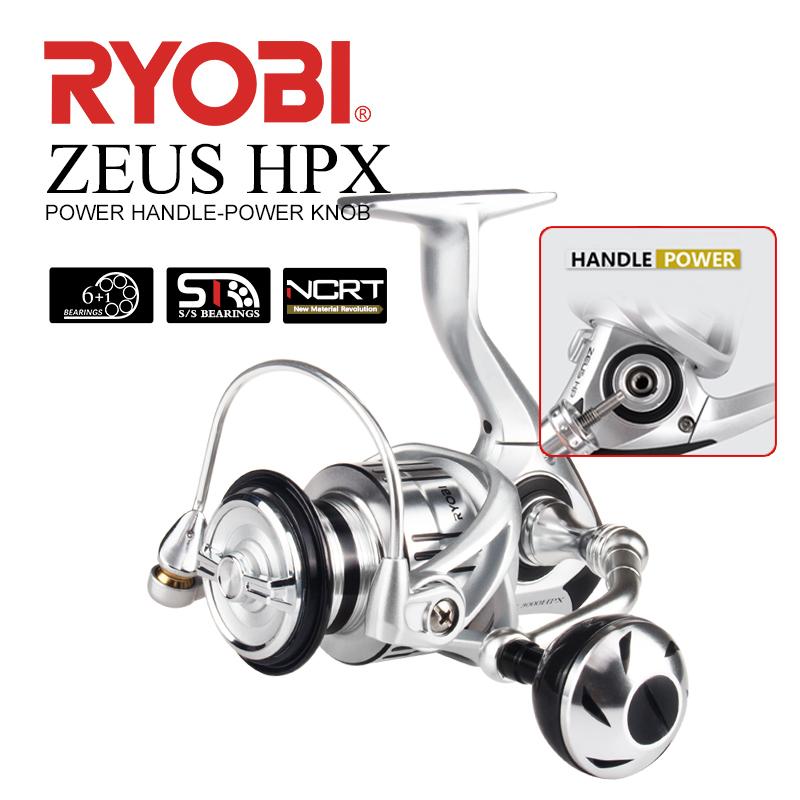 Baitcasting Reels RYOBI ZEUS HPX Spinning Fishing Reel 1000-8000 Gear Ratio 5./5.0:1 6+1BB Max Drag 6kg-12kg Power Handle And Konb 
Baitcasting Reels RYOBI ZEUS HPX Spinning Fishing Reel 1000-8000 Gear Ratio 5./5.0:1 6+1BB Max Drag 6kg-12kg Power Handle And Konb