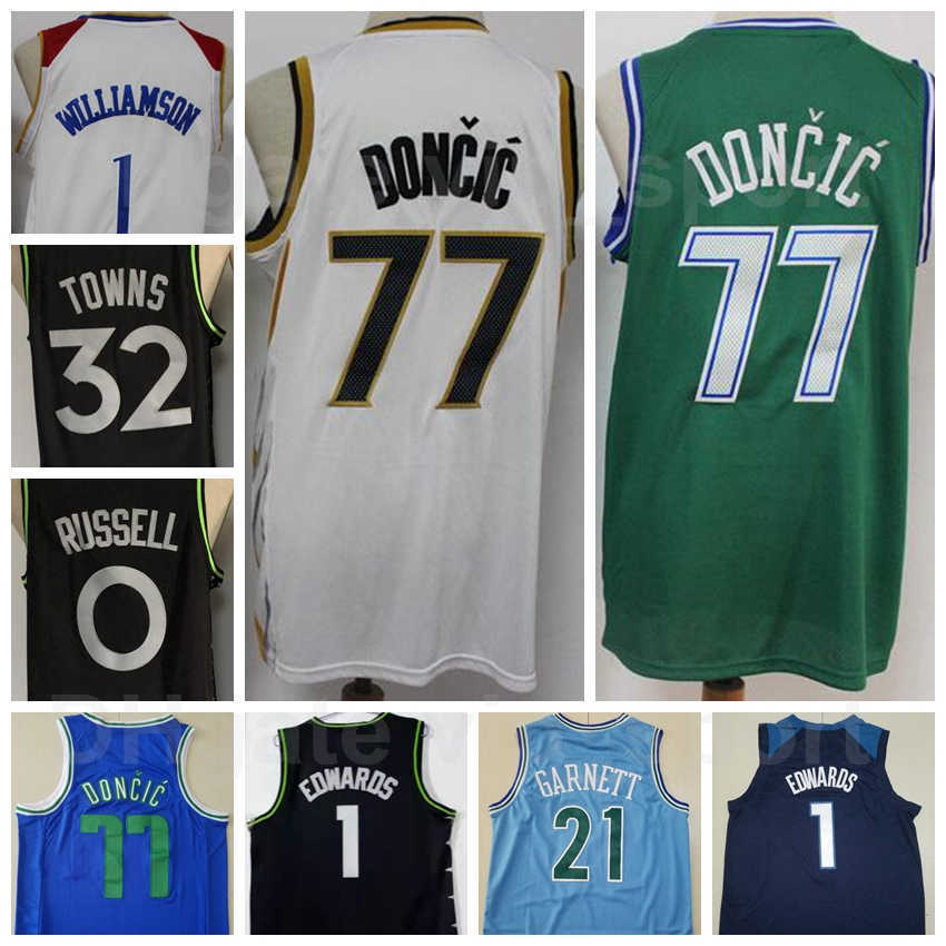 Stitched Basketball Kevin Garnett Jersey 21 Luka Doncic 77 Anthony Edwards 1 Karl Anthony Towns 32 D Angelo RUSSELL 0 City Earned Edition
Stitched Basketball Kevin Garnett Jersey 21 Luka Doncic 77 Anthony Edwards 1 Karl Anthony Towns 32 D Angelo RUSSELL 0 City Earned Edition