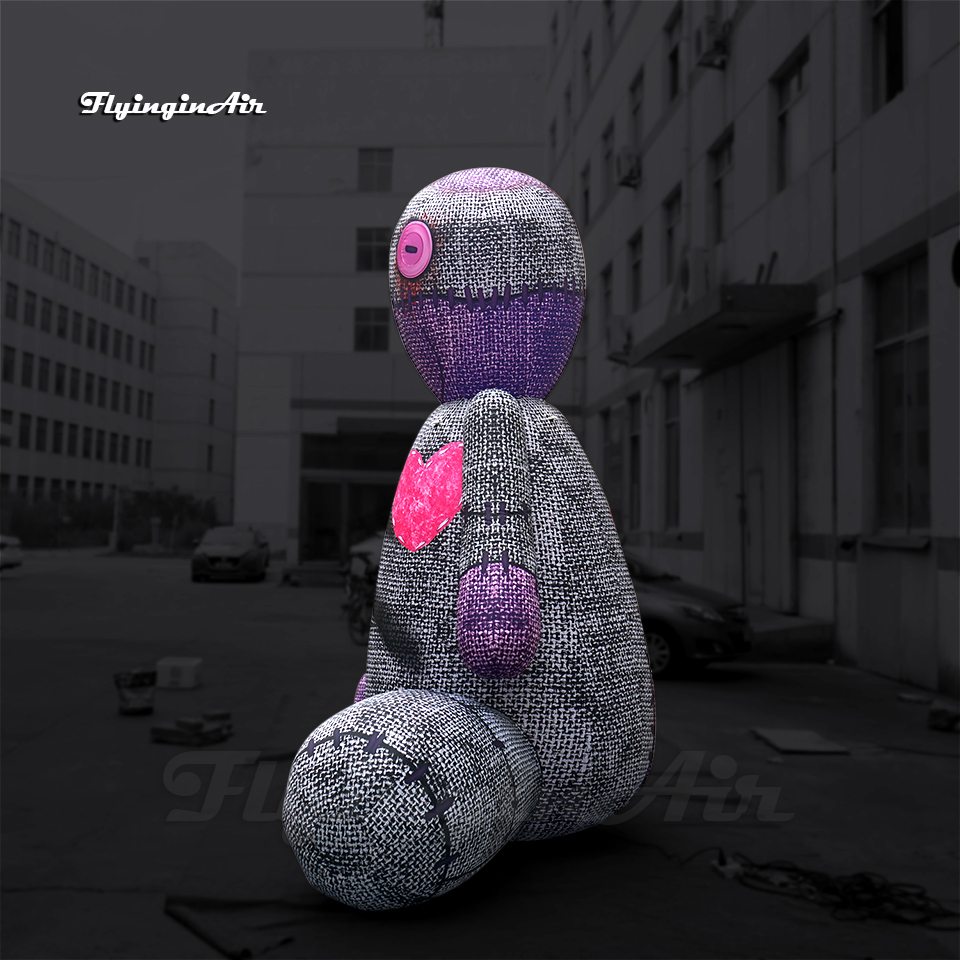 Personalized Inflatable Cursed Baby Toy 3.5m Blow Up Bloody Doll Funny Scary Puppet Balloon For Outdoor Halloween Decoration