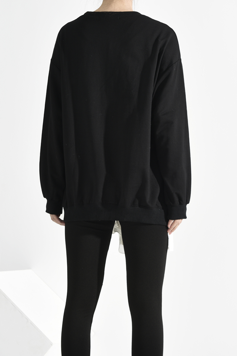 LANMREM fashion female's long sleeve shirt women hoodies Vestido 201203