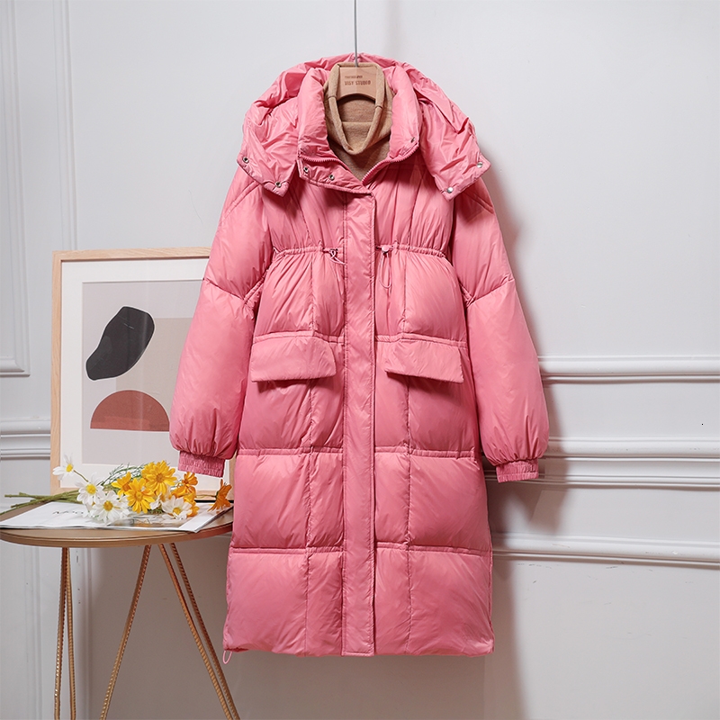 2021 New Winter Women Hooded Thickness Warm Long Coat Stand Collar Loose Female 90% White Duck Down Parkas Outwear F5ra, Black
2021 New Winter Women Hooded Thickness Warm Long Coat Stand Collar Loose Female 90% White Duck Down Parkas Outwear F5ra, Black