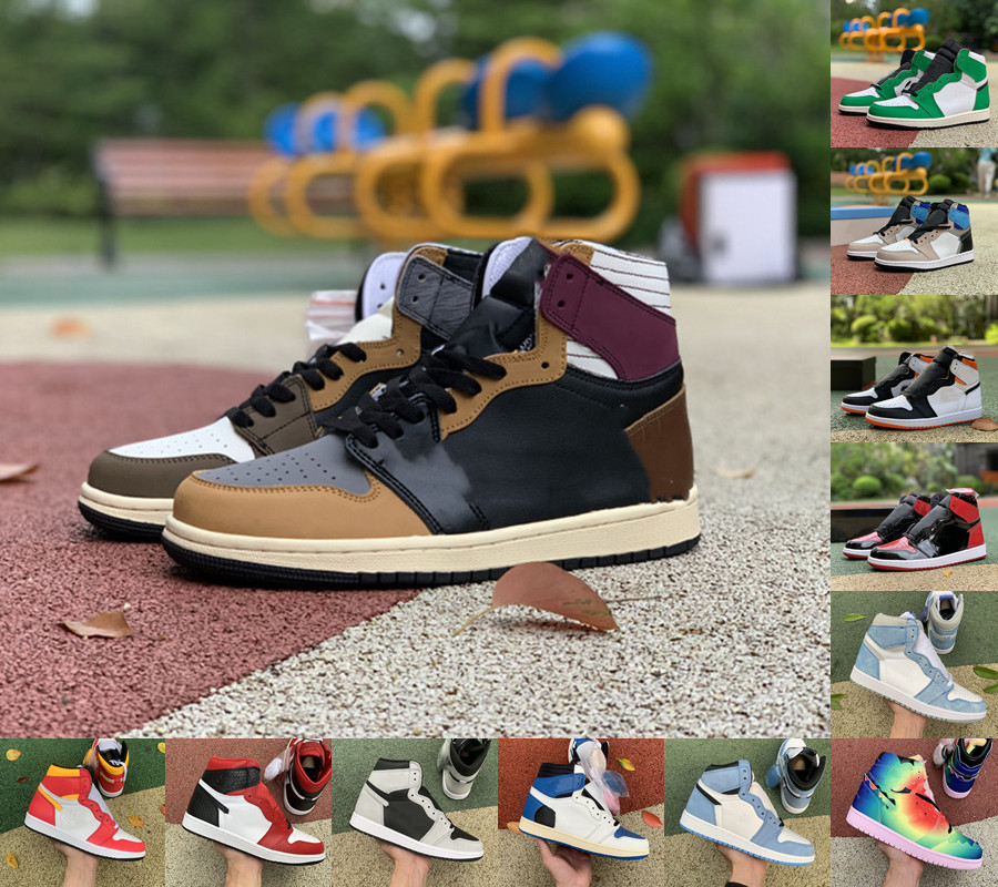 High quality Dark Mocha 1 men women basketball shoes Light Fusion Red Lucky Green Fragment designer sneakers Court Purple Bio Hack Hyper Royal trainer, 42
High quality Dark Mocha 1 men women basketball shoes Light Fusion Red Lucky Green Fragment designer sneakers Court Purple Bio Hack Hyper Royal trainer, 42