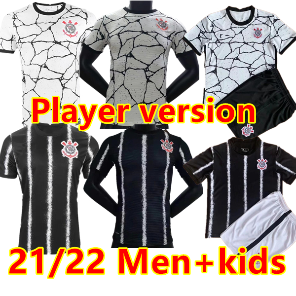 

2021 2022 Corinth Soccer Jerseys Player version camisetas de fútbol Corinthians gil GABRIEL Balbuena luan CASSIO JADSON SENNA KAZIM FAGNER CANTILLO jo men+kids, 21/22 home player