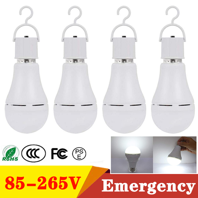 E27 Emergency LED Bulbs AC85-265V 9W 12W 15W 18W Intelligent Rechargeable Light Bulb With Hook for Home Outage Camping Tent
E27 Emergency LED Bulbs AC85-265V 9W 12W 15W 18W Intelligent Rechargeable Light Bulb With Hook for Home Outage Camping Tent