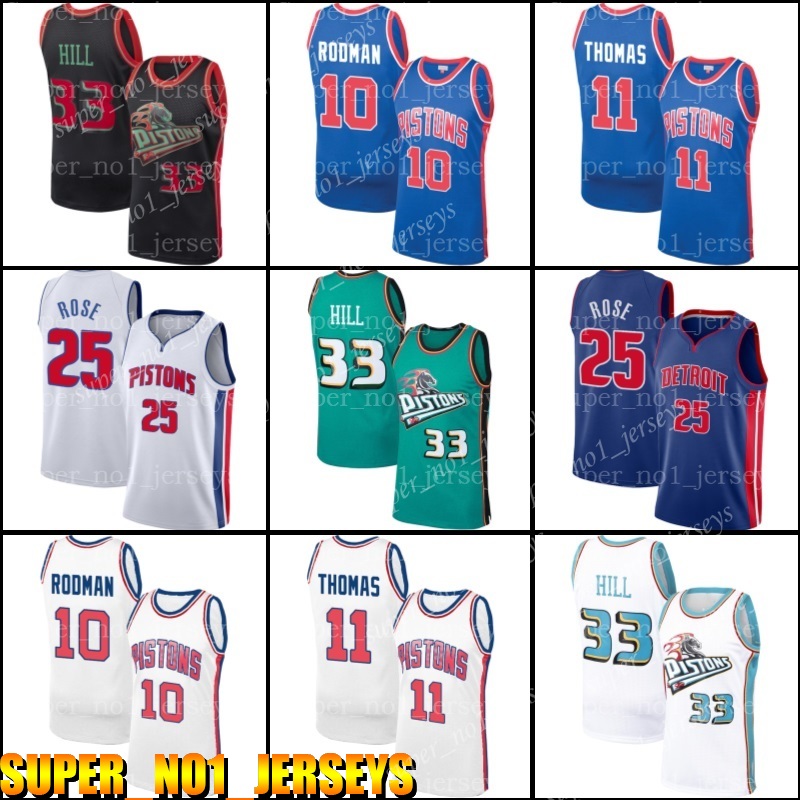Detroit Piston Jersey Derrick 25 Basketball Rose Jersey Grant 33 Hill Throwback Isiah 11 Thomas Dennis 10 Rodman Jersey 54X1CV, Black;red
Detroit Piston Jersey Derrick 25 Basketball Rose Jersey Grant 33 Hill Throwback Isiah 11 Thomas Dennis 10 Rodman Jersey 54X1CV, Black;red