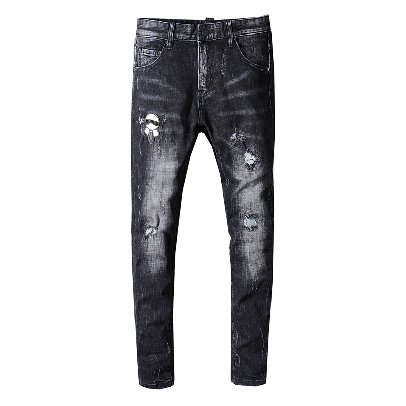 2021 New Men's Male Fashion Trousers Casual Autumn Winter Version Slim Slimming Youth Black Ripped Jeans Denim Pants V2if
2021 New Men's Male Fashion Trousers Casual Autumn Winter Version Slim Slimming Youth Black Ripped Jeans Denim Pants V2if