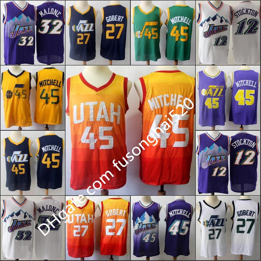 2021 Mens Donovan 45 Mitchell Swingman Stitched Retro 32 Karl Malone 12 John Stockton Mitchell Ness Basketball Jersey Fast Shipping
2021 Mens Donovan 45 Mitchell Swingman Stitched Retro 32 Karl Malone 12 John Stockton Mitchell Ness Basketball Jersey Fast Shipping