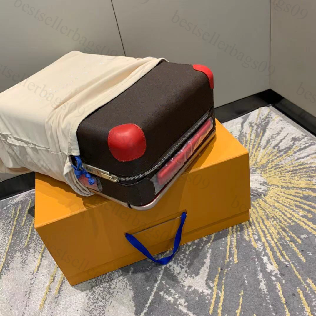 Suitcases Luggage for Men Women Trunk Bag 55 print Baggage with Wheels Draw Rod Box Spinner Universal Wheel Duffel bags