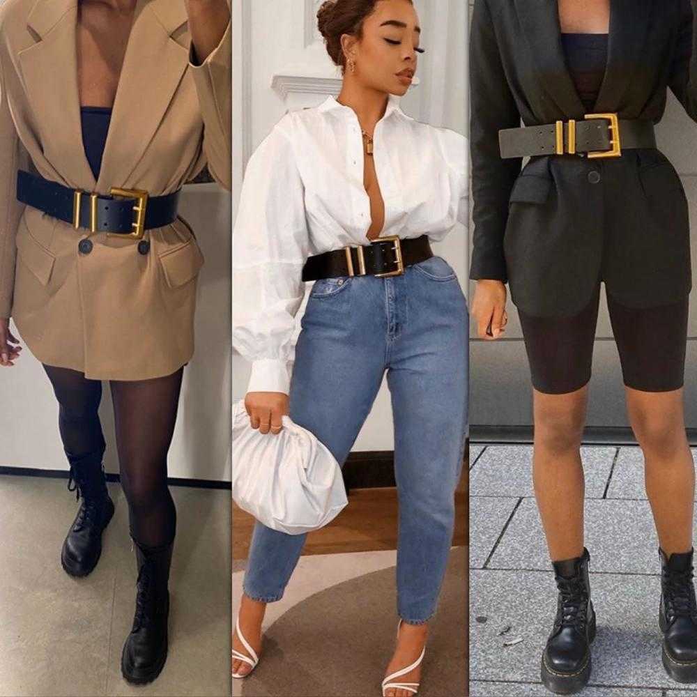 Dvacaman ZA Fashion Genuine Leather Double-layer Pin Buckle Belt Women INS Style Belt Waist Accessories for Dress Coat 210630, Black
Dvacaman ZA Fashion Genuine Leather Double-layer Pin Buckle Belt Women INS Style Belt Waist Accessories for Dress Coat 210630, Black
