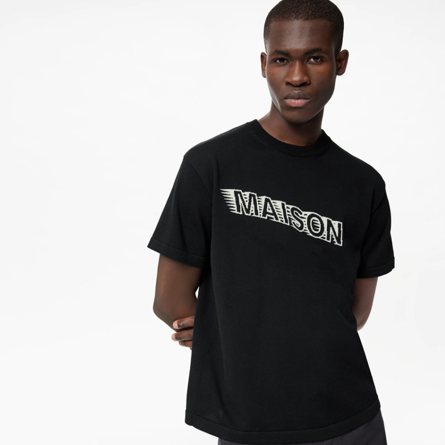 France Paris Knitting jacquard Maison Embroidery Letter Tee Europe Luxury Men Capsule series Tshirts Summer Fashion High Street T-Shirt, White;black
France Paris Knitting jacquard Maison Embroidery Letter Tee Europe Luxury Men Capsule series Tshirts Summer Fashion High Street T-Shirt, White;black