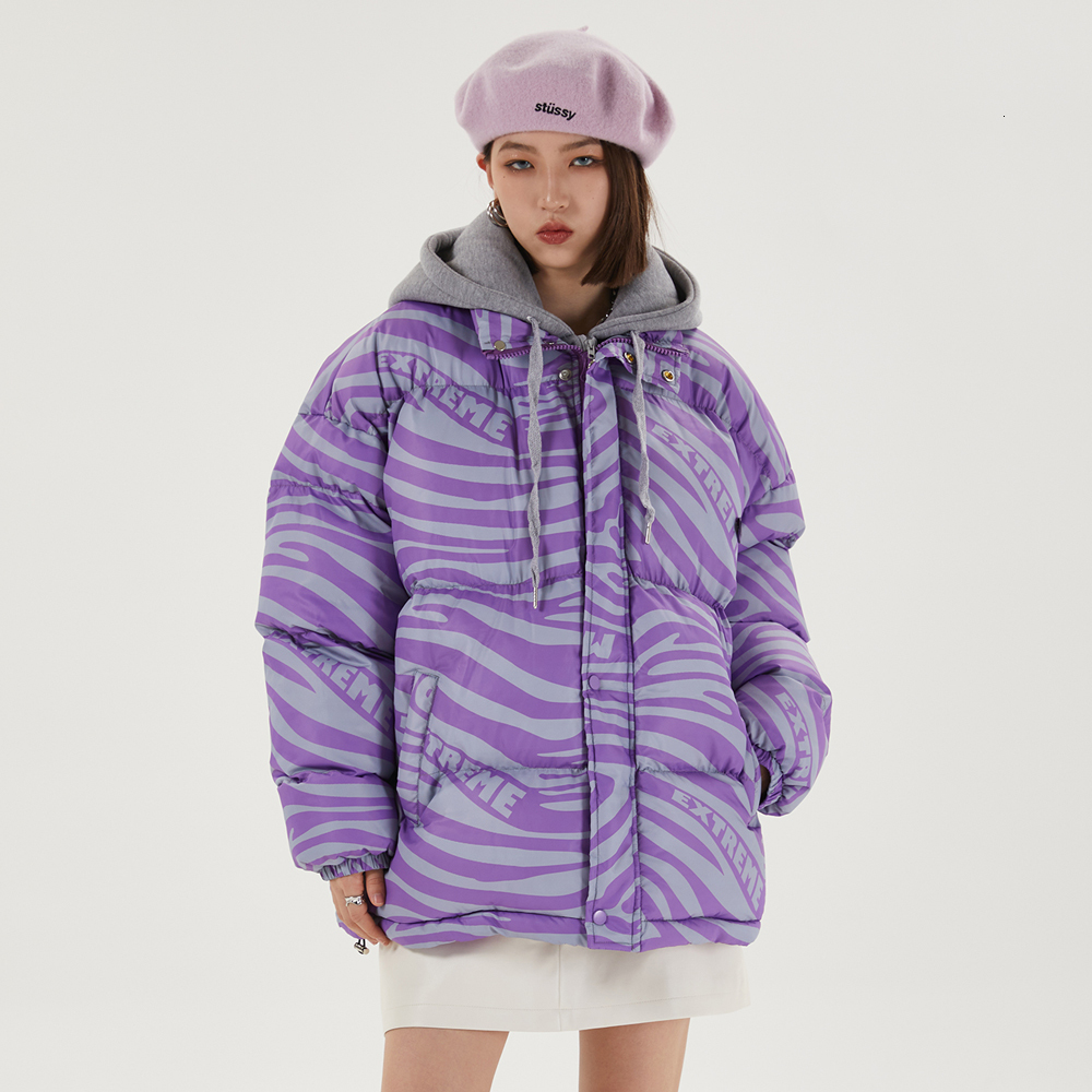 2021 New Mens Thick Fake 2 Pieces Zebra Striped Print Parkas Hiphop Jackets Streetwear Unisex Cotton Padded Oversized Outwear Coats Cxll, Light green 
2021 New Mens Thick Fake 2 Pieces Zebra Striped Print Parkas Hiphop Jackets Streetwear Unisex Cotton Padded Oversized Outwear Coats Cxll, Light green