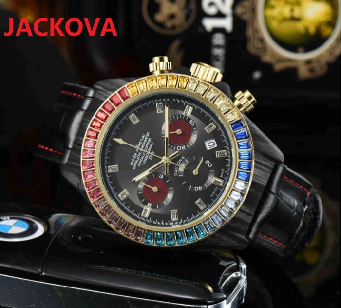 All dials working Stopwatch Mens Watch Luxury Watches With Calendar Leather Strap Top Brand Quartz Wristwatch for men High Quality Diamonds, Slivery;brown 
All dials working Stopwatch Mens Watch Luxury Watches With Calendar Leather Strap Top Brand Quartz Wristwatch for men High Quality Diamonds, Slivery;brown