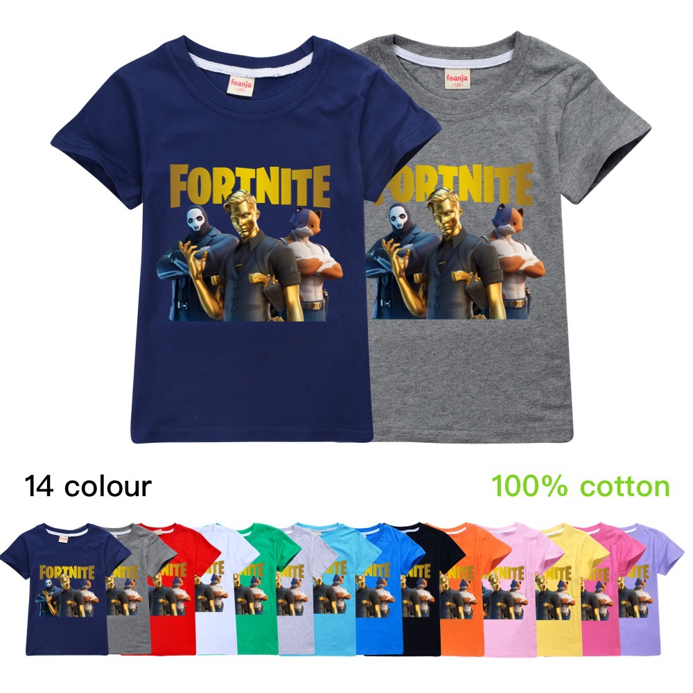 Fortnite trend children's clothing cotton summer casual tops boys and girls short-sleeved T-shirt 978 Baby Kids Tops, White
Fortnite trend children's clothing cotton summer casual tops boys and girls short-sleeved T-shirt 978 Baby Kids Tops, White