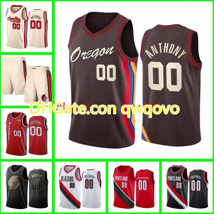 Men basketball Portland Trail Blazers 00 Carmelo Anthony red white 2020-21 City sleeveless Jersey and shorts, Black;red
Men basketball Portland Trail Blazers 00 Carmelo Anthony red white 2020-21 City sleeveless Jersey and shorts, Black;red