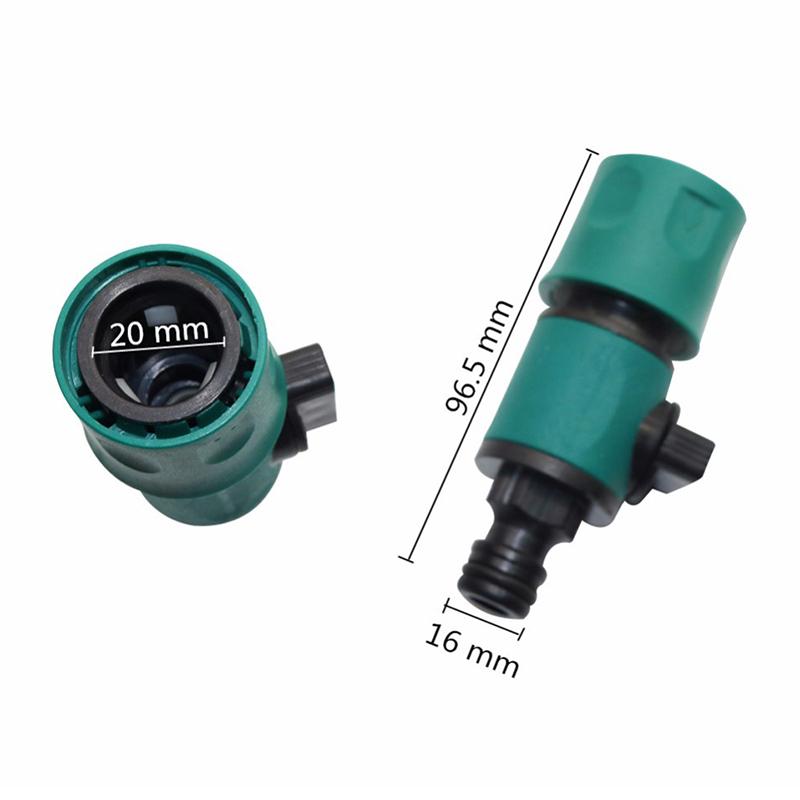 Plastic Valve with Quick Connector Agriculture Garden Watering Prolong Hose Irrigation Pipe Fittings Hose Adapter Switch 1 Pc, Green
Plastic Valve with Quick Connector Agriculture Garden Watering Prolong Hose Irrigation Pipe Fittings Hose Adapter Switch 1 Pc, Green