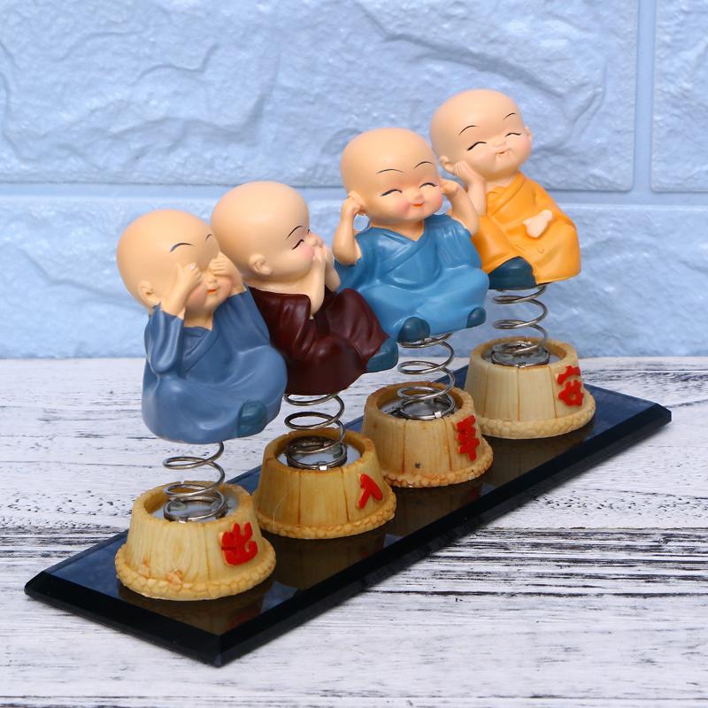 Interior Decorations Dancing Toys Four Monks Car Dashboard Ornaments Home Office Desktop Tabletop With Base
Interior Decorations Dancing Toys Four Monks Car Dashboard Ornaments Home Office Desktop Tabletop With Base