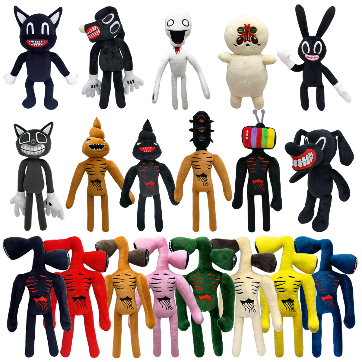 Anime Siren Head Plush Toy Cartoon Stuffed Animals Doll Horror Black Cat Long Gives Children A Wonderful Christmas Present Surrounding Decor
Anime Siren Head Plush Toy Cartoon Stuffed Animals Doll Horror Black Cat Long Gives Children A Wonderful Christmas Present Surrounding Decor