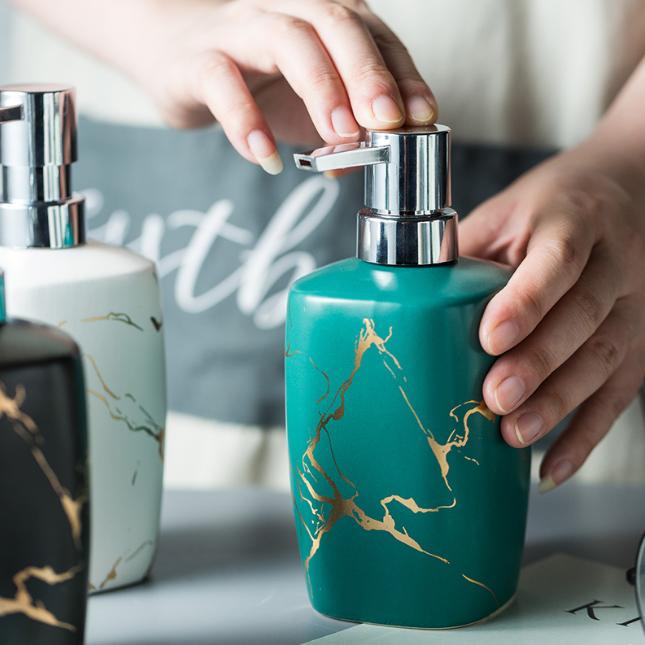 Liquid Soap Dispenser Nordic Style Ceramics Bathroom Shower Gel Shampoo Bottle Hand Sanitizer Toilet LotionLF868
Liquid Soap Dispenser Nordic Style Ceramics Bathroom Shower Gel Shampoo Bottle Hand Sanitizer Toilet LotionLF868