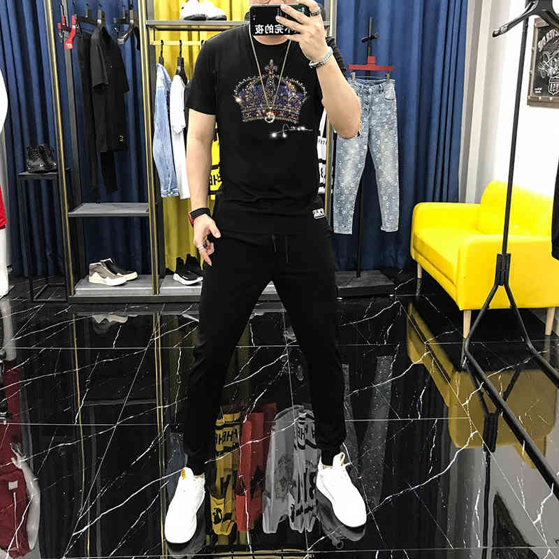 men's tracksuits spring/summer 2021 standard test of the diamond crown men with short hip hop glove epnq, Gray
men's tracksuits spring/summer 2021 standard test of the diamond crown men with short hip hop glove epnq, Gray