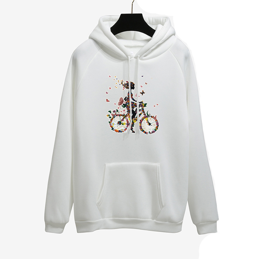 Winter Women's Hoodies Kawaii Hoodie Cartoons Print Sweatshirt Drawstring Hoodies Women Hoody Female Itself Sudaderas Mujer 201028