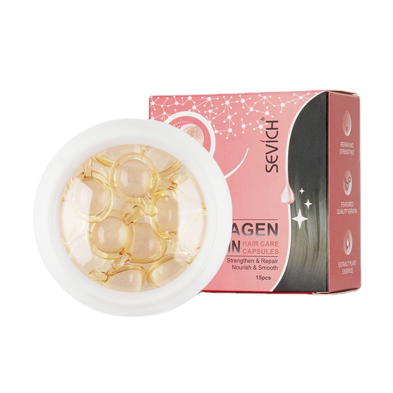 Collagen Keratin Hair Care Capsule Repair Damaged Moisturizing Hair Care Serum Silky Shine Treatment Hair Oil Capsules
Collagen Keratin Hair Care Capsule Repair Damaged Moisturizing Hair Care Serum Silky Shine Treatment Hair Oil Capsules