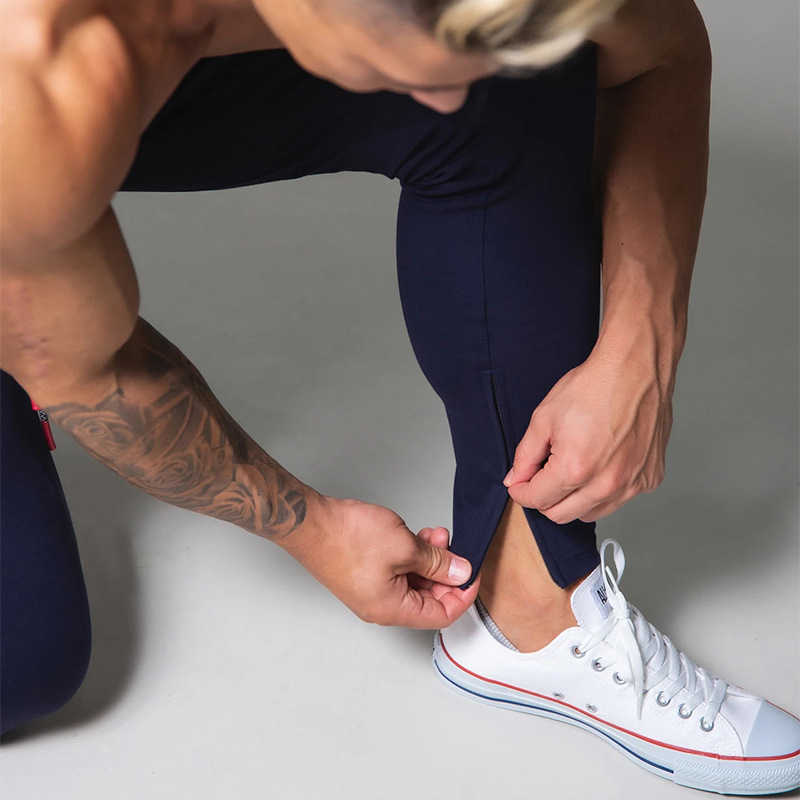 Streetwear Joggers Men Pants Gym Fitness Clothing Elastic Waist Breathable Tracksuit Trousers Bottoms Leggings Sports Sweatpants 210930