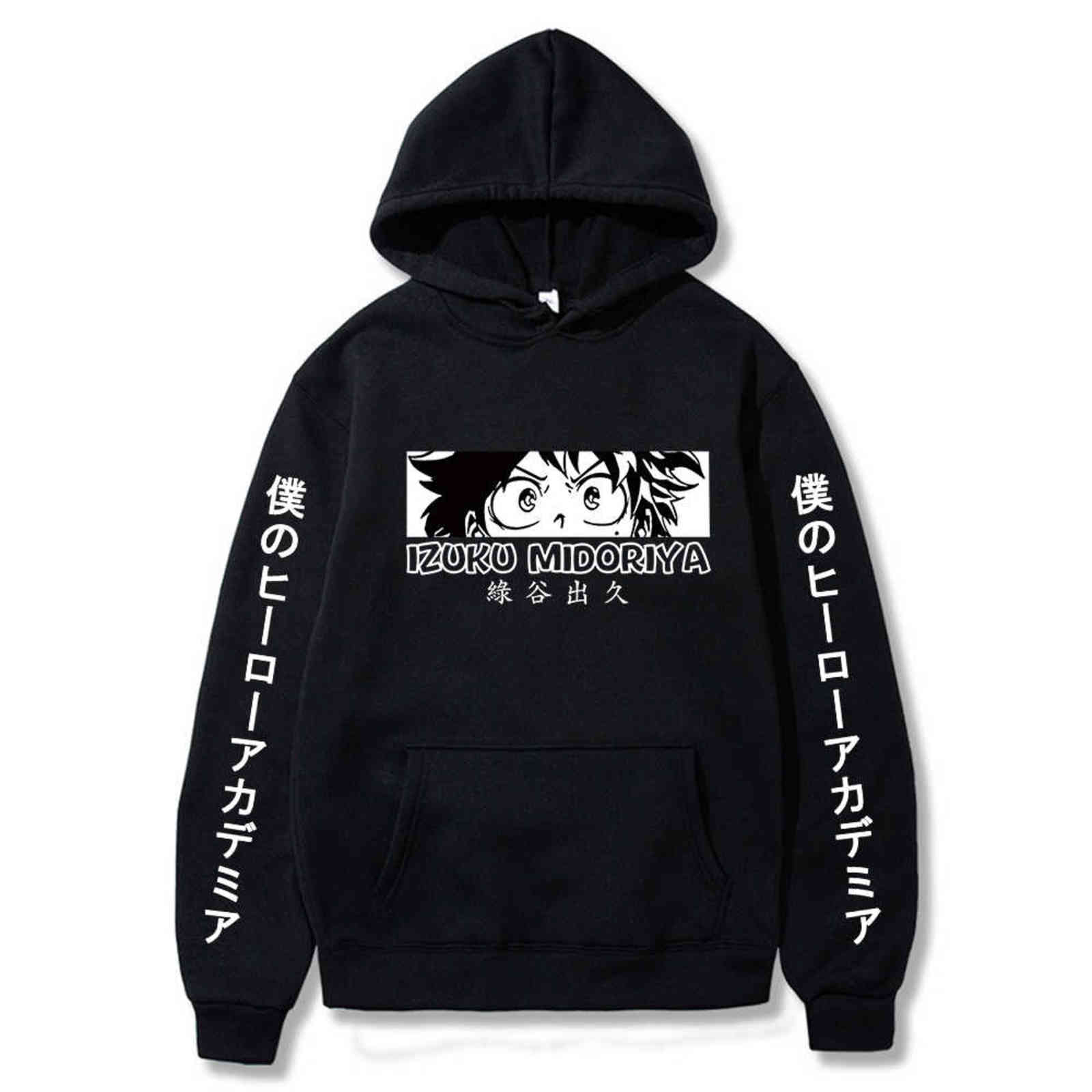 My Hero Academia Anime Hoodie Cute Deku Eyes Printed Hooded Men Fashion Pullover Sweatshirt Unisex Black Streetwear Y1109, Red
My Hero Academia Anime Hoodie Cute Deku Eyes Printed Hooded Men Fashion Pullover Sweatshirt Unisex Black Streetwear Y1109, Red