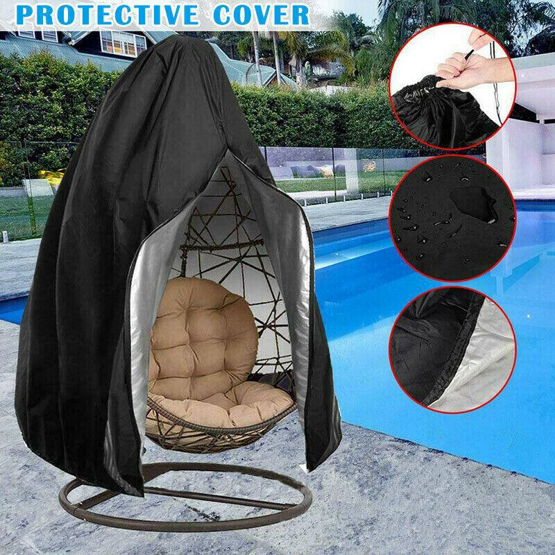 Chair Covers Waterproof Hanging Egg Cover With Zipper Outdoor Garden Swing Protective Case Dust Black
Chair Covers Waterproof Hanging Egg Cover With Zipper Outdoor Garden Swing Protective Case Dust Black
