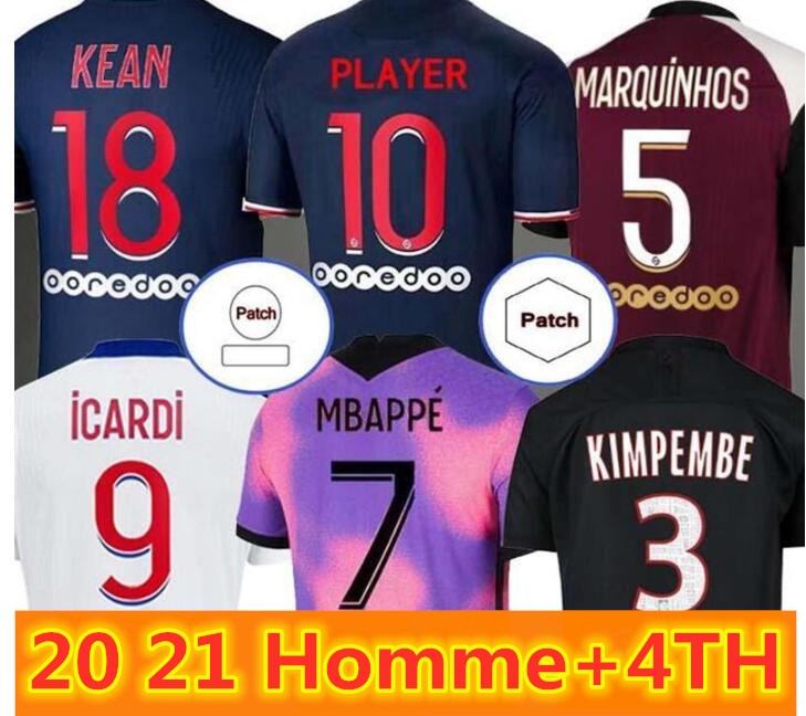 Maillots de football 202 2021 soccer jersey MBAPPE ICARDI shirt men kids maillot de foot hommes enfants KIMPEMBE 4TH GANA KEAN MARQUINHOS, Black;yellow
Maillots de football 202 2021 soccer jersey MBAPPE ICARDI shirt men kids maillot de foot hommes enfants KIMPEMBE 4TH GANA KEAN MARQUINHOS, Black;yellow