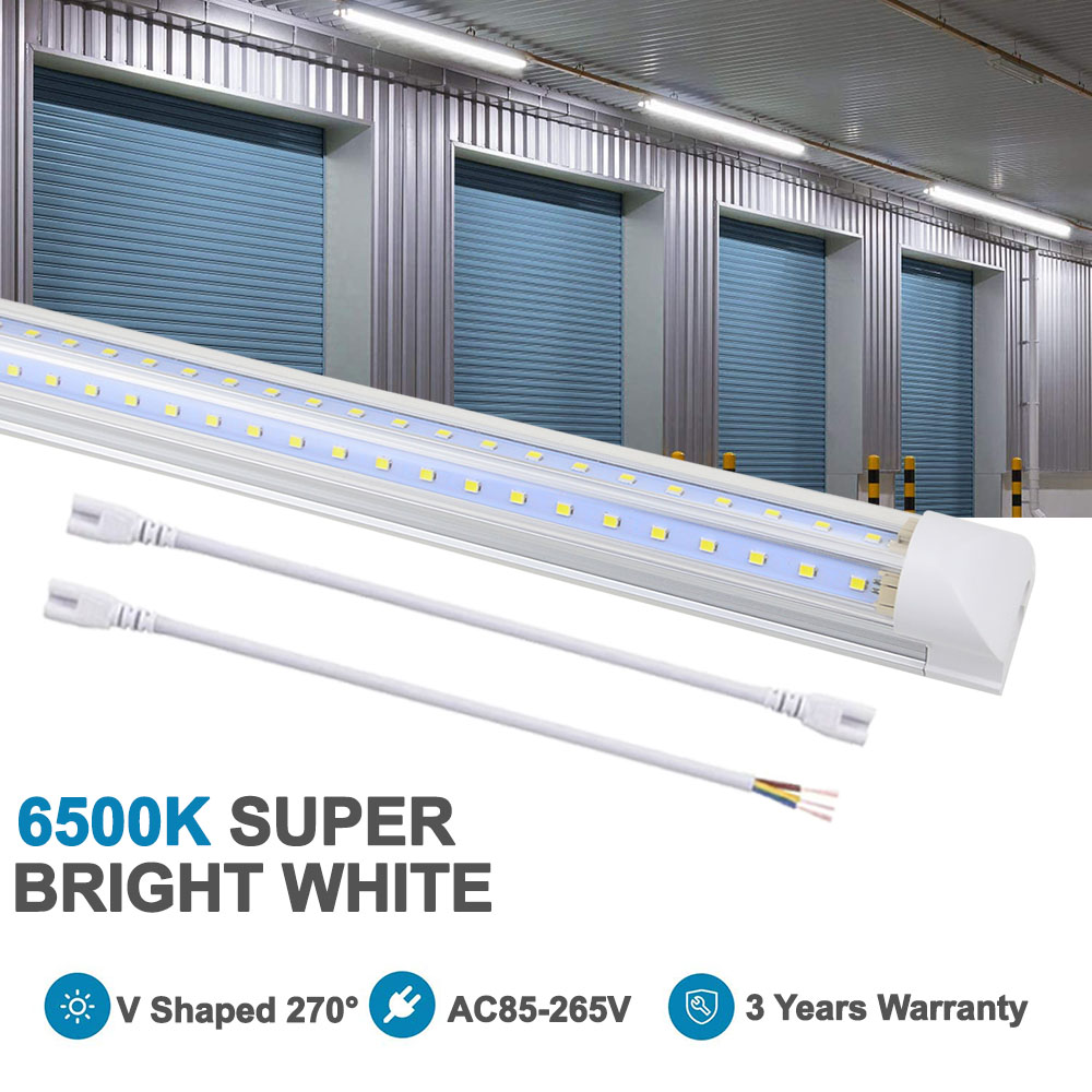 Stock In US + 8 feet led 8ft integrated t8 8ft LED Tube Lights 7200lm shop bulbs LED Fluorescent Tube Lamps 85-265V
Stock In US + 8 feet led 8ft integrated t8 8ft LED Tube Lights 7200lm shop bulbs LED Fluorescent Tube Lamps 85-265V