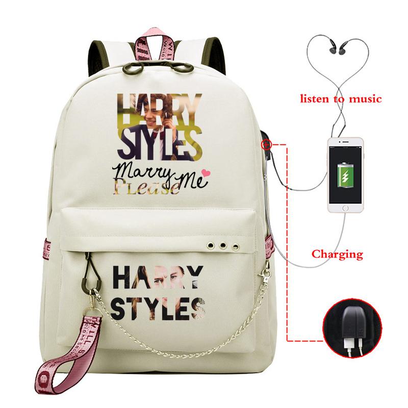 Backpack Harry Styles Women School Bags For Teenagers Girls Solid Laptop Casual Usb Charging Travel Shoulder, Hs74-hs59-4
Backpack Harry Styles Women School Bags For Teenagers Girls Solid Laptop Casual Usb Charging Travel Shoulder, Hs74-hs59-4