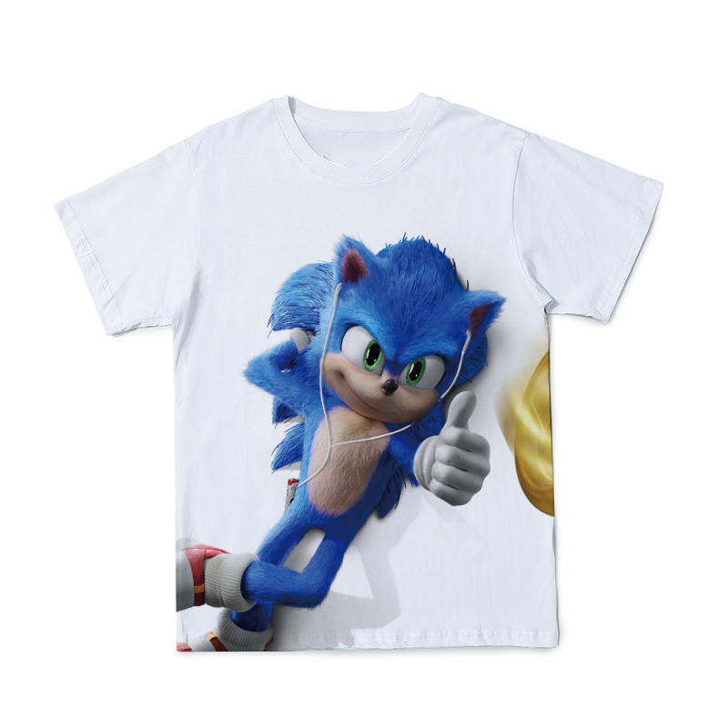 2021 3D Mens Blue Hedgehog Short-Sleeved Summer New T-Shirt Cute Cartoon Characters O-Neck Couple Styles Can Be Customized, White;black
2021 3D Mens Blue Hedgehog Short-Sleeved Summer New T-Shirt Cute Cartoon Characters O-Neck Couple Styles Can Be Customized, White;black