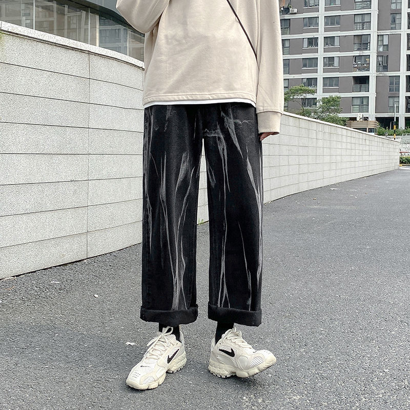 2021 New Men's Loose Straight Baggy Homme Cargo Pocket Jeans Black Casual Pants Cotton Biker Denim Trousers Plus Size M-5xl 2iub
2021 New Men's Loose Straight Baggy Homme Cargo Pocket Jeans Black Casual Pants Cotton Biker Denim Trousers Plus Size M-5xl 2iub