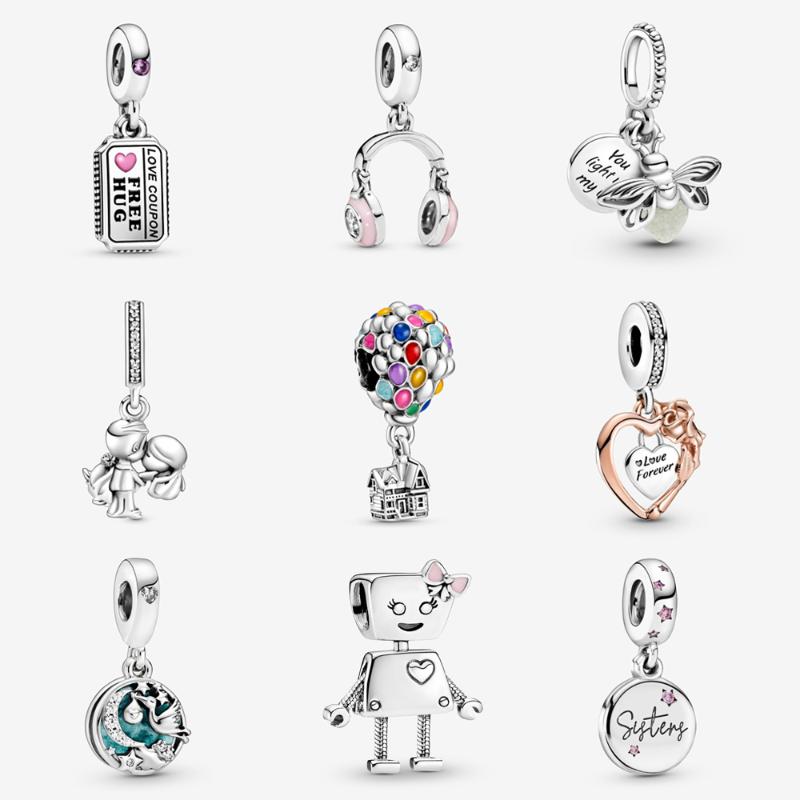 Other 925 Sterling Silver Charms Beads Original Balloon Heart Tree Pendant Charm Fit Bracelets Necklaces Diy Jewelry For Women
Other 925 Sterling Silver Charms Beads Original Balloon Heart Tree Pendant Charm Fit Bracelets Necklaces Diy Jewelry For Women