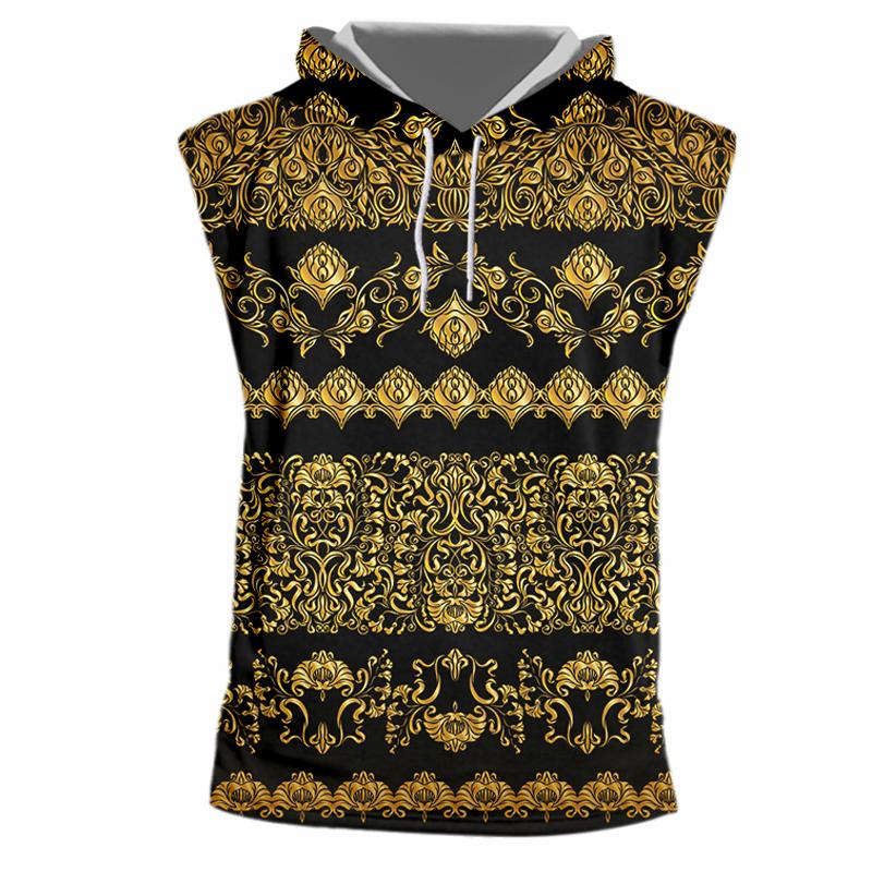 Men's Tank Tops IFPD Baroque Style Hoodie Top Men 3d Print Golden Floral Luxury Sleeveless Shirts Women Fitness Vest Oversize
Men's Tank Tops IFPD Baroque Style Hoodie Top Men 3d Print Golden Floral Luxury Sleeveless Shirts Women Fitness Vest Oversize