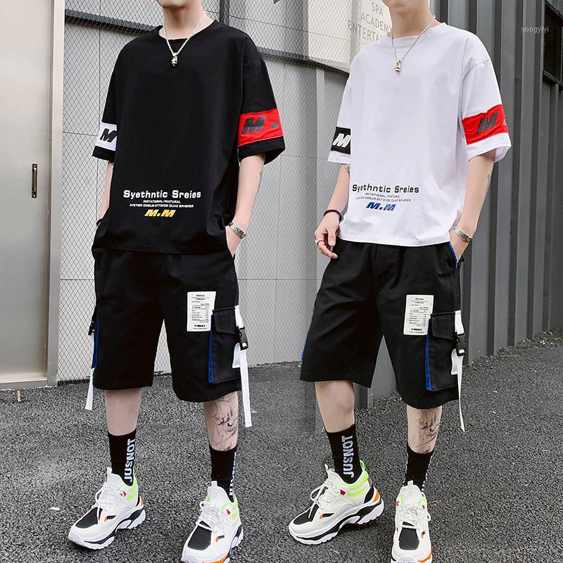 Running Sets 2021 Men Fashion Tracksuit Streetwear Summer Short Sleeve T Shirts And Shorts Two Pieces Suit Hip Hop Mens Sportswear Set1, Black
Running Sets 2021 Men Fashion Tracksuit Streetwear Summer Short Sleeve T Shirts And Shorts Two Pieces Suit Hip Hop Mens Sportswear Set1, Black