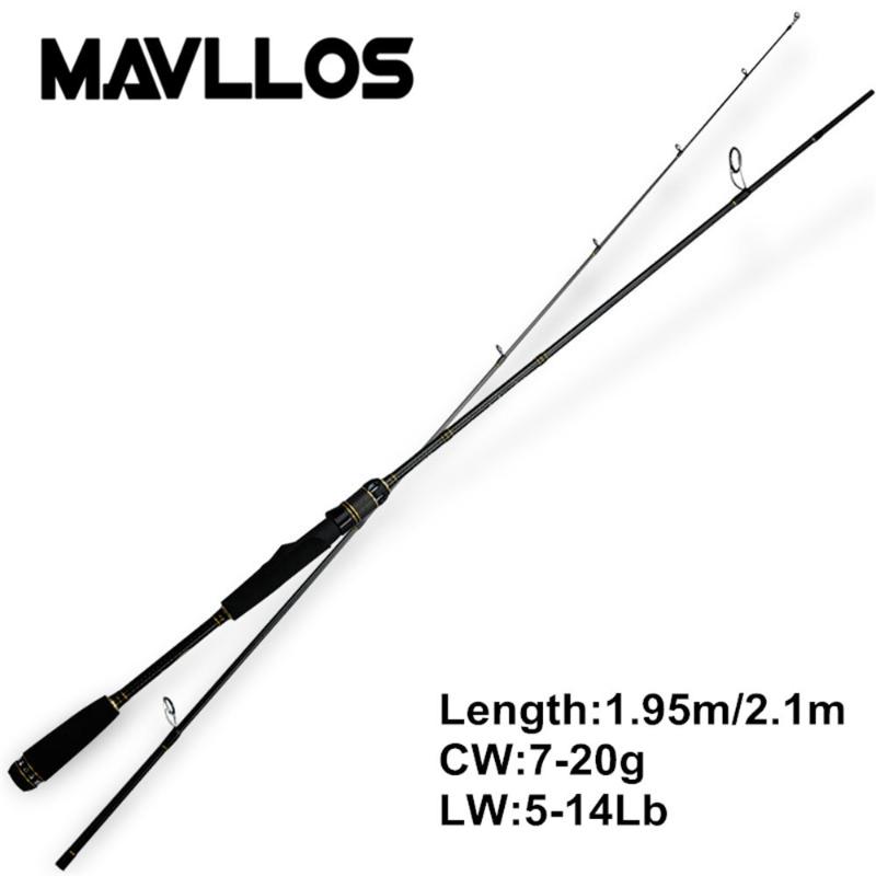 Boat Fishing Rods Mavllos Ultralight Carbon Spinning Rod 1.98m 2.1m 2.4m Lure Weight 7-20g M Fast Action Saltwater Casting
Boat Fishing Rods Mavllos Ultralight Carbon Spinning Rod 1.98m 2.1m 2.4m Lure Weight 7-20g M Fast Action Saltwater Casting